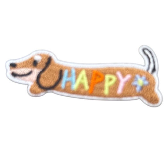 5 Cute Dachshund Dog Embroidered Patches Set - Multicolor - Picture 2 of 7
